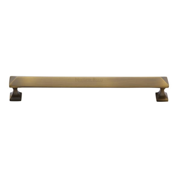 C2231 203-AT • 203 x 220 x 35mm • Antique Brass • Heritage Brass Pyramid Cabinet Pull Handle